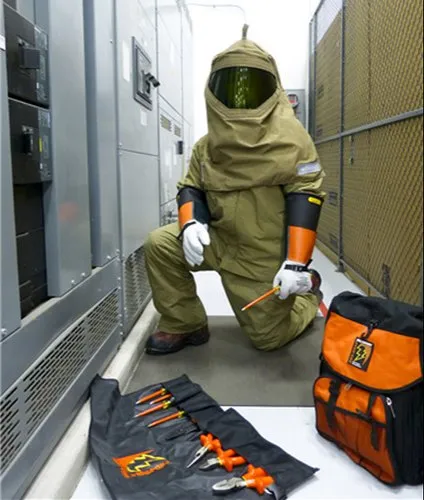 electric arc resistant suits